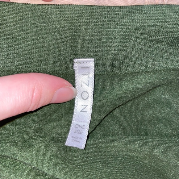 itson Green Spandex Leggings One size - Picture 4 of 6